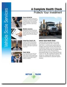 Vehicle Scale Health Checks - For Extended Scale Life