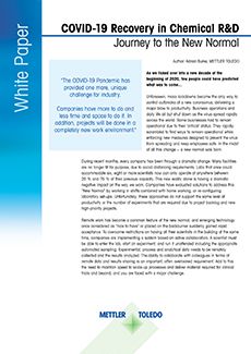 Ripristino post COVID-19 nei laboratori di ricerca e sviluppo del settore chimico