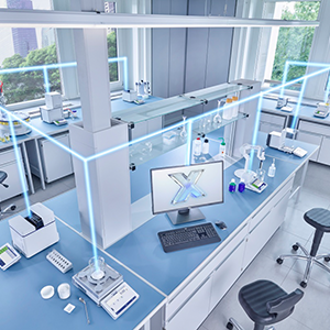 Electronic data flow in a connected lab