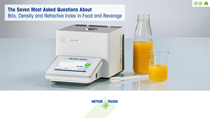 Download this guide to learn how to perform efficient and accurate Brix measurements with a density meter or a refractometer, understand the difference between both techniques, and get tips and hints for your daily analysis.