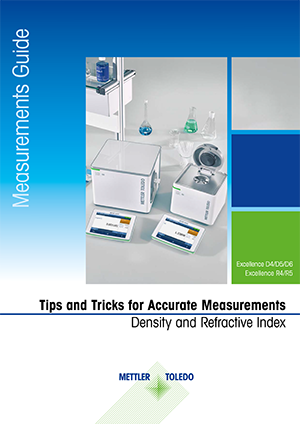 Efficient density and refractive index measurements
