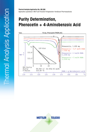 Purity Determination, Phenacetin + 4-Aminobenzoic Acid