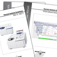  User Manuals for STARe Thermal Analysis Systems