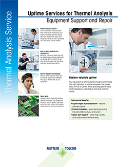 Datasheet: Thermal Analysis Repair Service