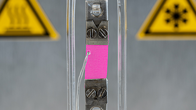 TMA calibration in tension mode