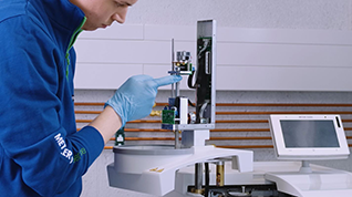 Scientist working in a lab