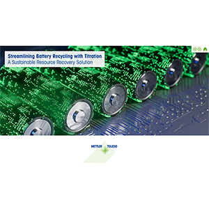 Titration Applications in Recycling Lithium-Ion Battery Industries