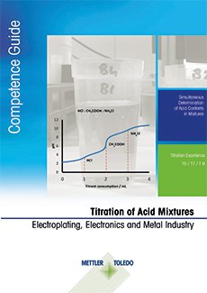 Deze informatiegids bespreekt specifieke toepassingen en achtergrondinformatie voor de titratie van zuurmengsels. Deze informatiegids bespreekt specifieke toepassingen en achtergrondinformatie voor de titratie van zuurmengsels.