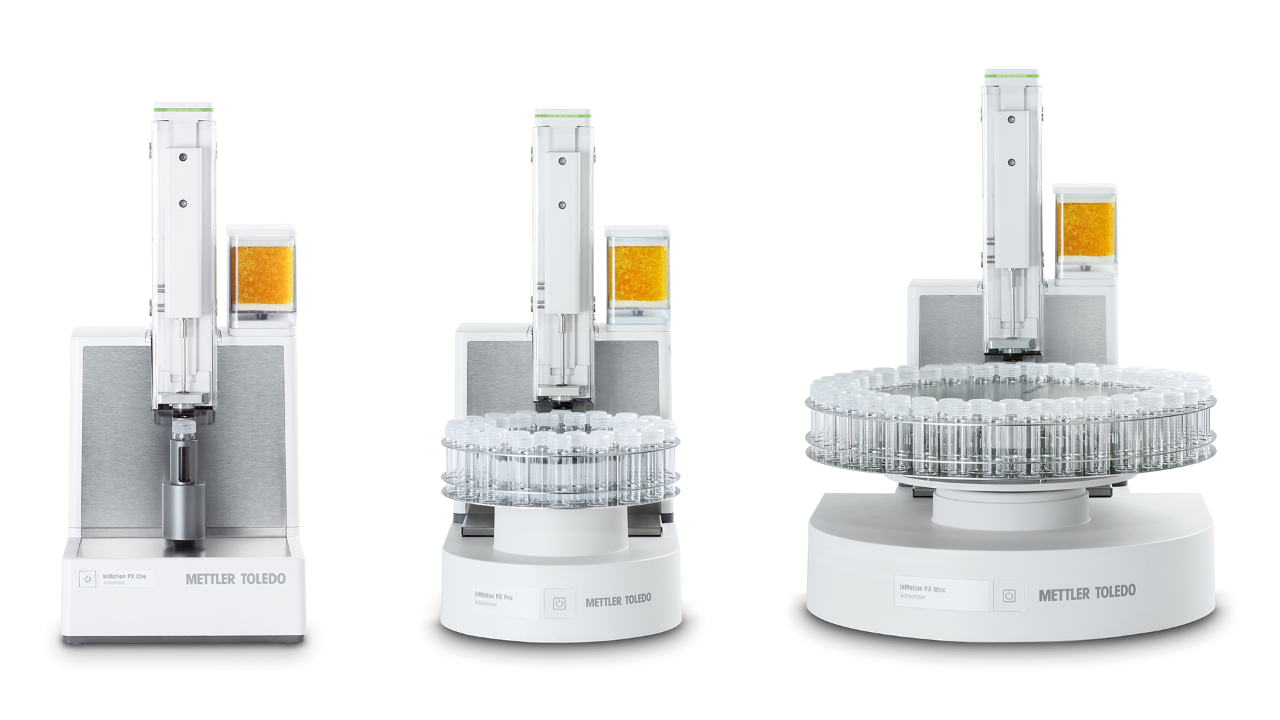 Figure 3. The three InMotion PX Autosampler models.