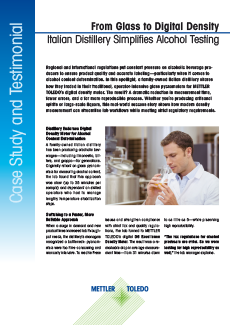 METTLER TOLEDO Excellence Density Meter D6 for improved alcohol testing