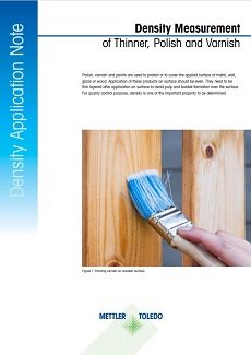 Density Measurement of Thinner, Polish and Varnish