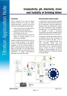 Multiparameter Analysis of Drinking Water in Single Step by Integrating Analytical Instruments Multiparameter Analysis of Drinking Water in Single Step by Integrating Analytical Instruments