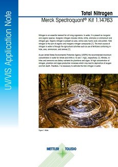 Spectrophotometric Determination of Total Nitrogen Content in Water