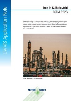 Quantitative Determination of Iron in Sulfuric Acid Using a Spectrophotometer