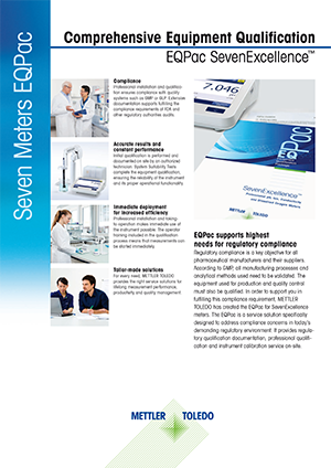 Datasheet: EQPac SevenExcellence™ Datasheet: EQPac SevenExcellence™