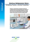 Datasheet: NineFocus Multiparameter Meters Datasheet: NineFocus Multiparameter Meters