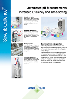 Datasheet: Automated pH Measurements
