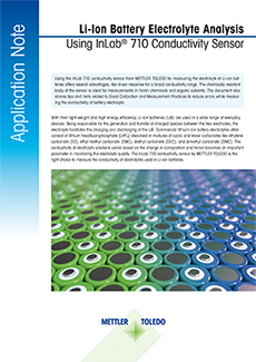 Conductivity of Battery Electrolyte
