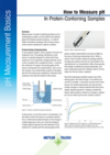 How to Measure pH in Protein-Containing Samples