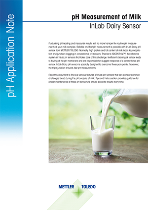 pH du lait