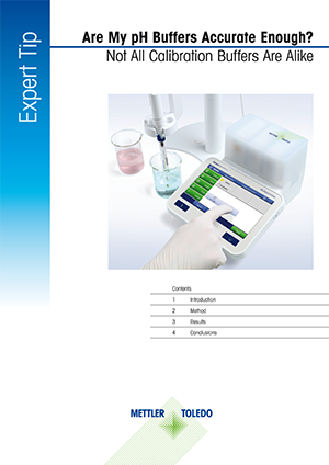 pH buffer accuracy - comparison study