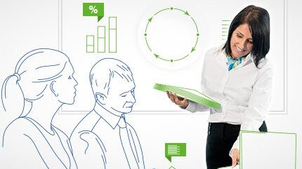 Standardized and customized training banner