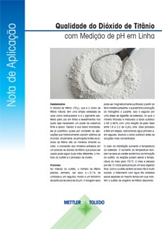 Nota de Aplicação Garantindo a Qualidade do Dióxido de Titânio
