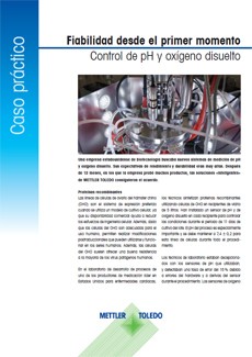 Caso práctico de fiabilidad en cultivos de células de CHO