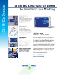 DataSheet: 4000TOCe Sensor