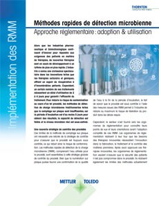Réglementation relative à la détection de charge microbienne