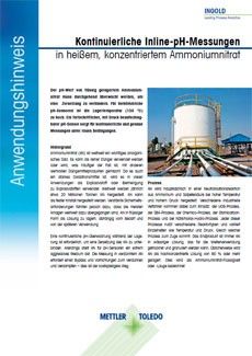 pH-Messung Ammoniumnitrat (NH4NO3) pH-Messung Ammoniumnitrat (NH4NO3)