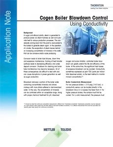 Cogen Boiler Blowdown Control Using Conductivity