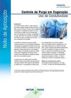Nota de Aplicação: Controle de Purga em Caldeira de Cogeração Usando Condutividade Nota de Aplicação: Controle de Purga em Caldeira de Cogeração Usando Condutividade