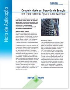Condutividade em Geração de Energia em Tratamento de Água e Ciclo Químico