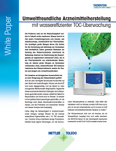 White Paper für die Pharmaindustrie – umweltfreundliche TOC-Messungen