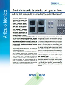 Control en línea del agua