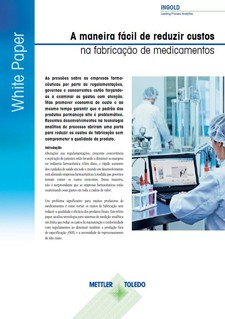 Informe Técnico: A maneira fácil de reduzir custos na fabricação de medicamentos