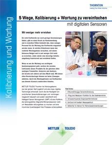 Fünf Möglichkeiten, wie digitale Sensoren die Kalibrierung und Wartung vereinfachen