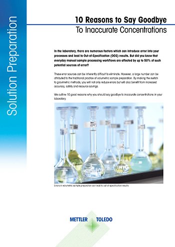 Manual vs Gravimetric Sample Preperation