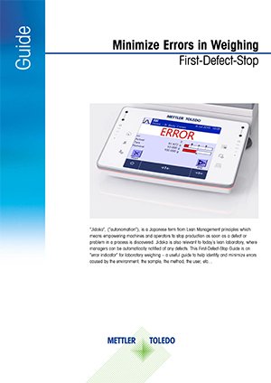 Lean Weighing Laboratory Principles