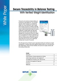 Livre blanc sur la traçabilité des essais sécurisés en laboratoire Livre blanc sur la traçabilité des essais sécurisés en laboratoire