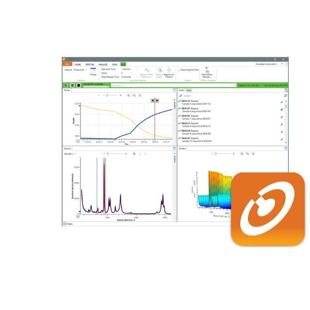 iC raman software screenshot