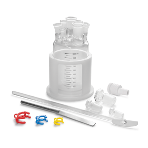 1000 mL OptiMax 1-Piece Glass Reactor Set