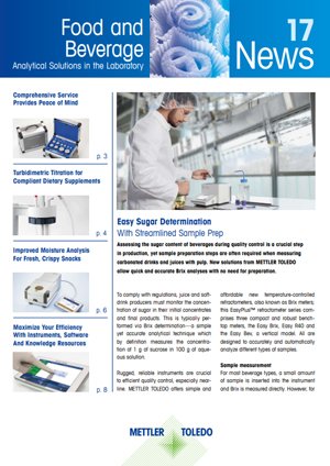 Sugar Refractometry Beverage