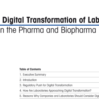 Digitalization of pharma and biopharma laboratories