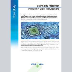 사례 연구: CMP 슬러리 생산 시의 정밀 계량