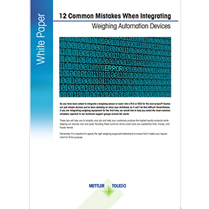 Weighing Automation White Paper Cover