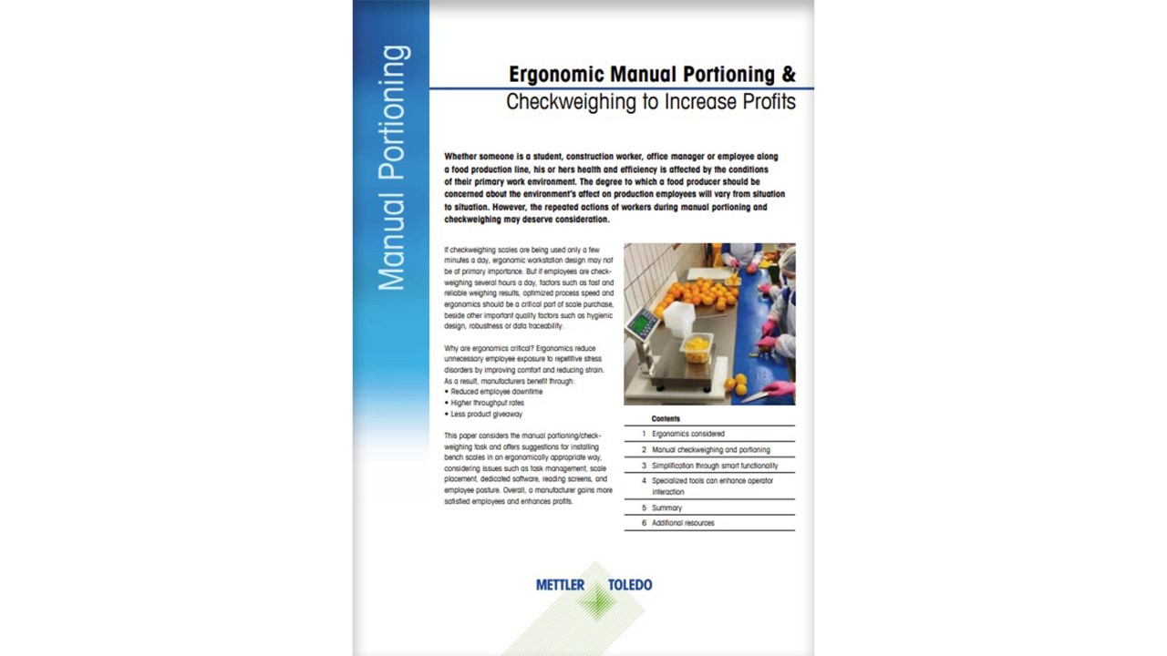 Augmentez vos bénéfices grâce à la tri pondérale ergonomique