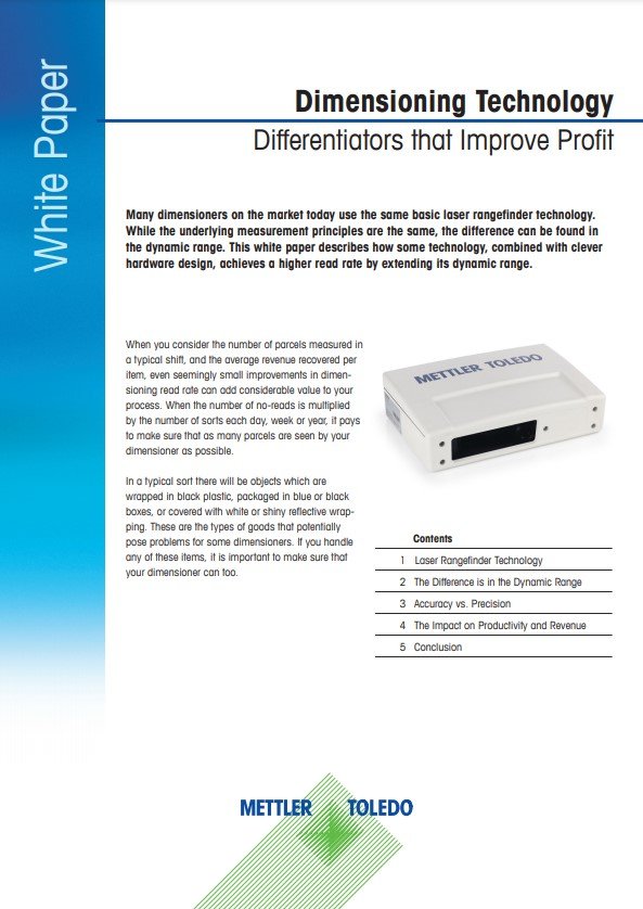 White Paper: Dimensioning Technology 