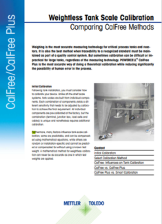 Weightless Tank Scale Calibration White Paper